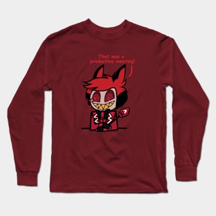 Alastor - "That was a productive meeting" Long Sleeve T-Shirt